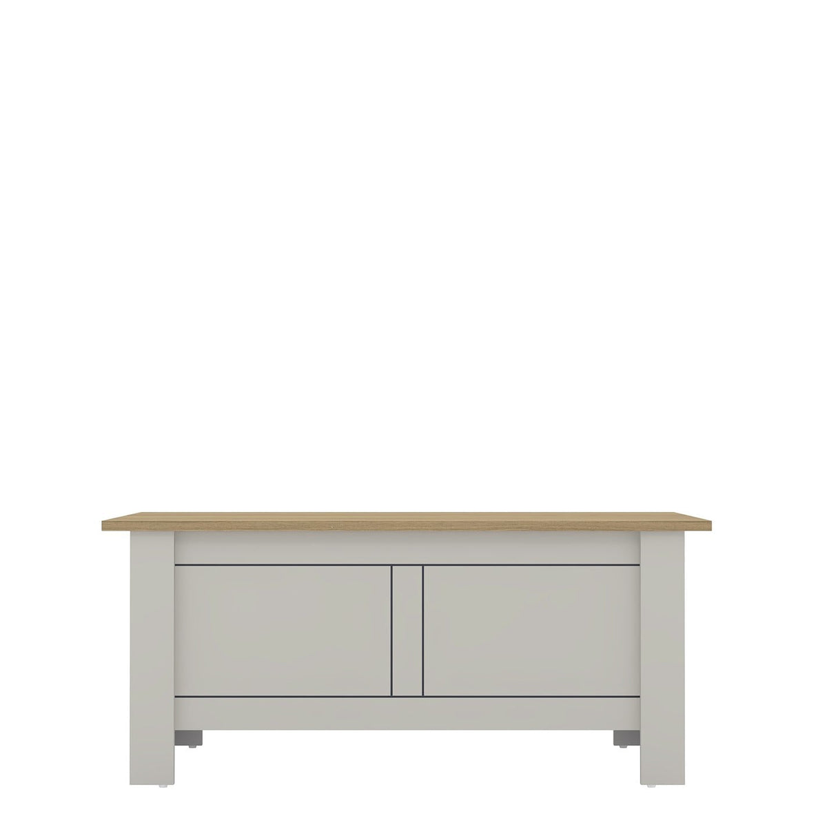 Modern Grey Lift-Top Table, Particleboard Accent - SHERBOURNE Coffee Table