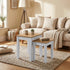 SHERBOURNE NEST OF TABLES GREY – Grey Coffee Table Set
