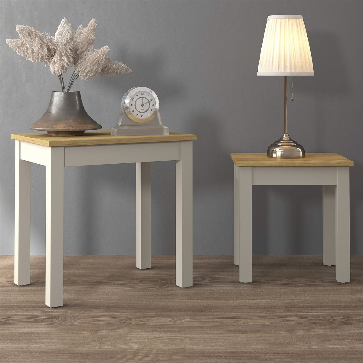 Modern Grey Nesting Accent Table Set – SHERBOURNE