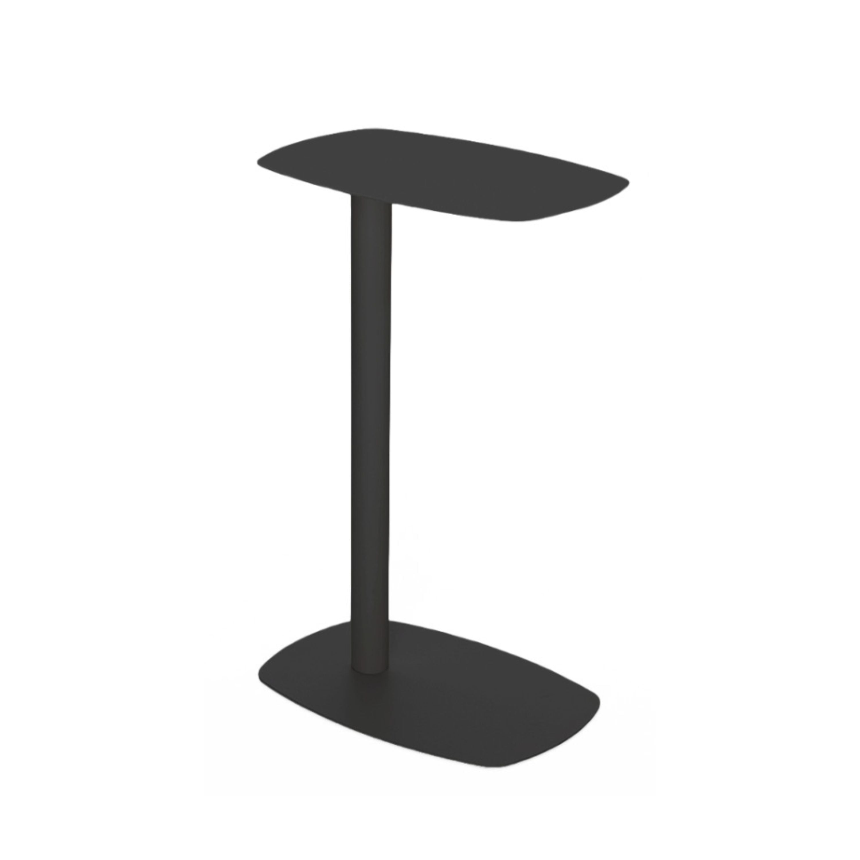 Modern Iron Accent Table, Powder Coated Finish - SIDY BLACK