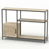 Caloyers Modern Minimalist Shelf, MDF & Metal - SIRIUZ