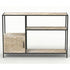 Caloyers Modern Minimalist Shelf, MDF & Metal - SIRIUZ