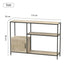 Caloyers Modern Minimalist Shelf, MDF & Metal - SIRIUZ
