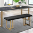 Slip Velvet Bench