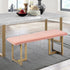 Slip Velvet Bench