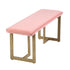 Slip Velvet Bench