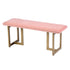 Slip Velvet Bench