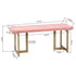 Slip Velvet Bench