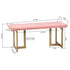 Slip Velvet Bench