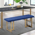 Slip Velvet Bench
