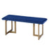 Slip Velvet Bench