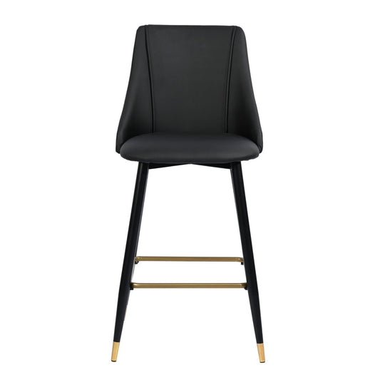 Smeg Bar Black Gold Leg Bar Stools