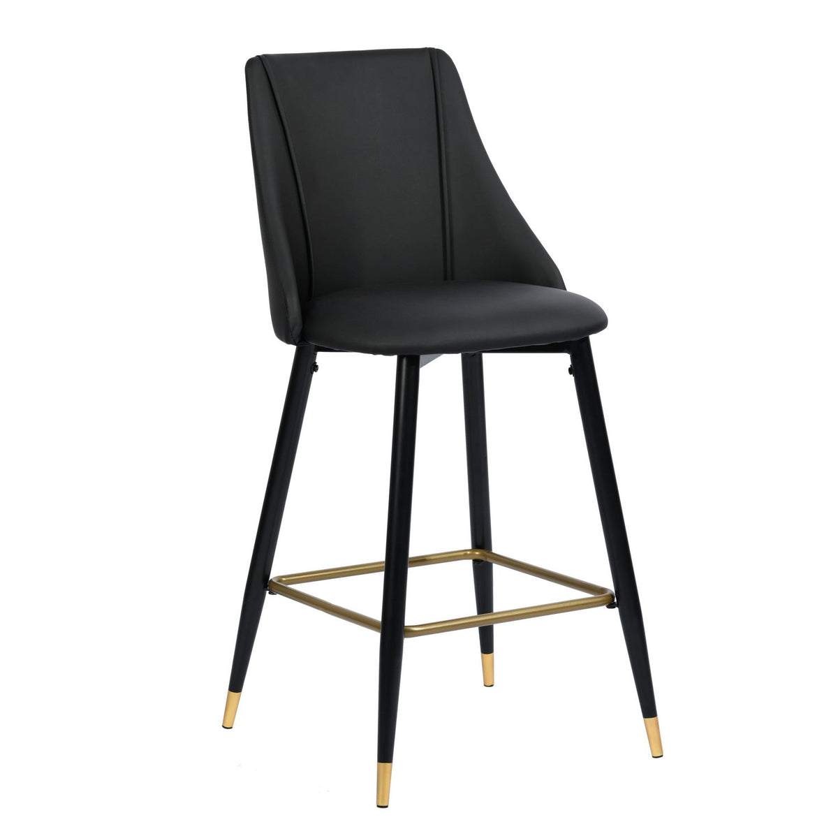 Smeg Bar Black Gold Leg Bar Stools