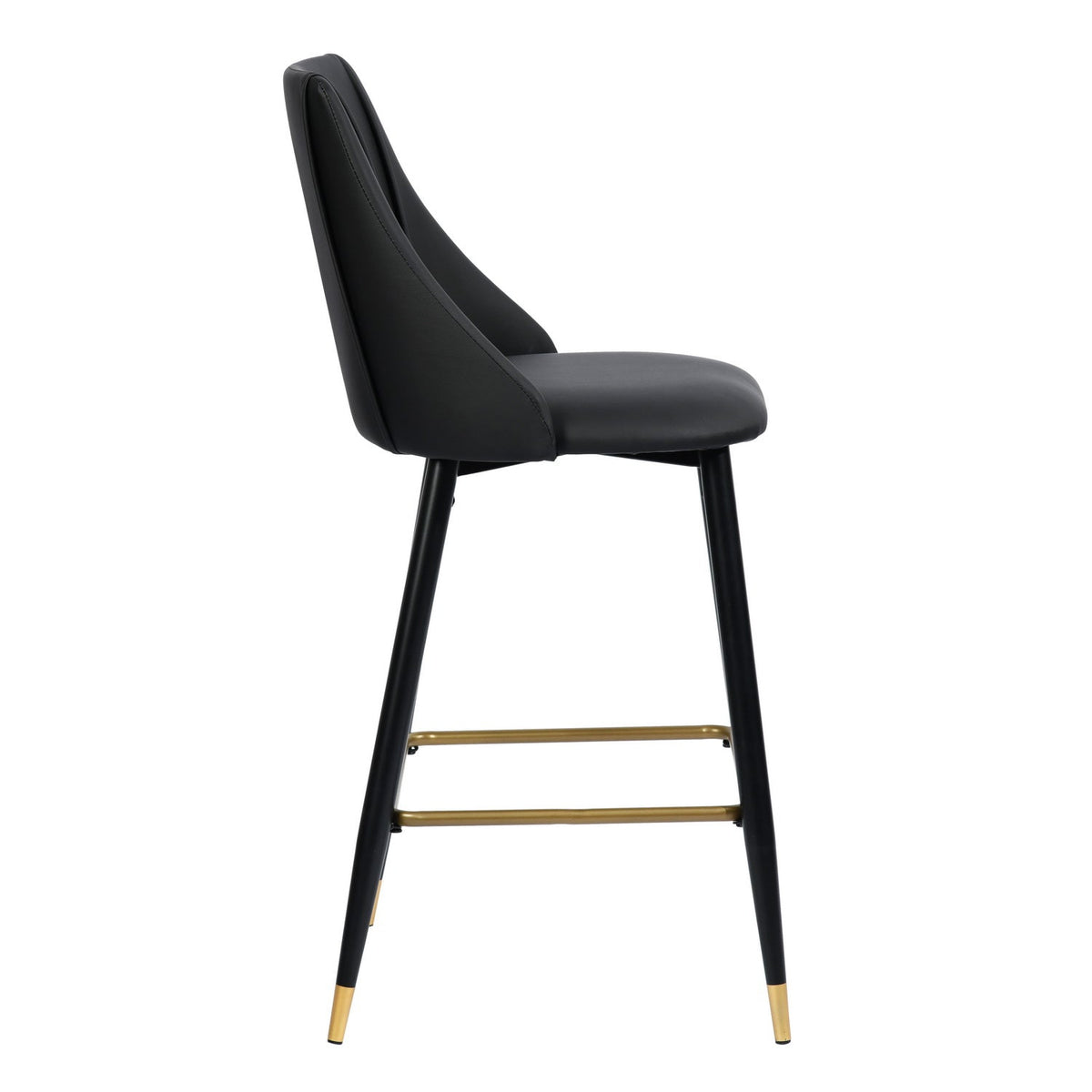Smeg Bar Black Gold Leg Bar Stools