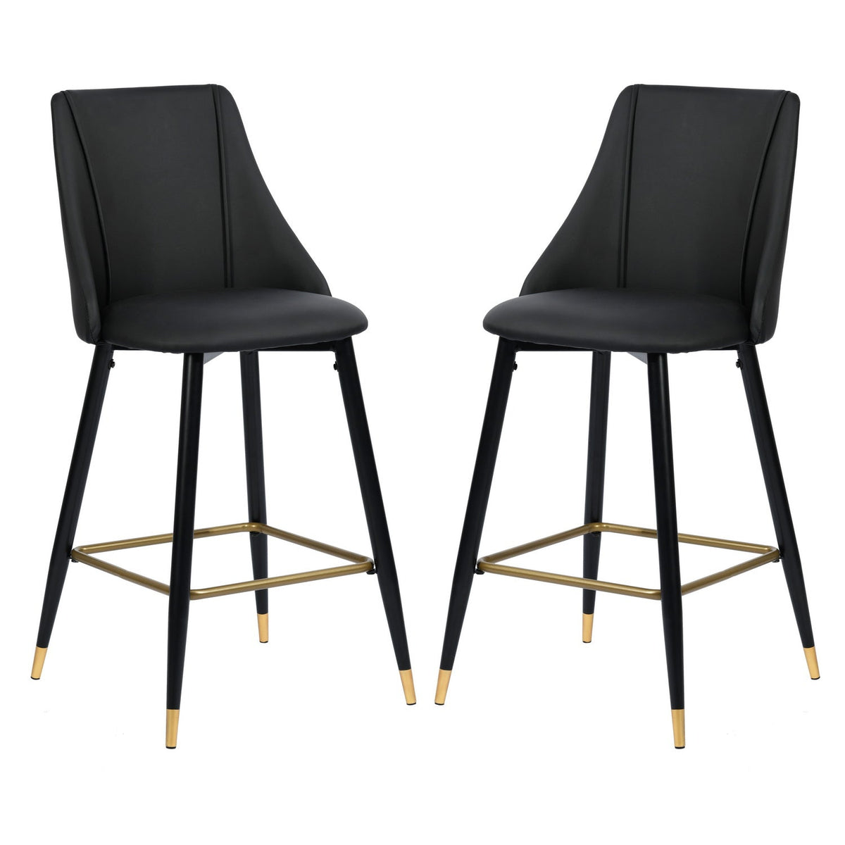 Smeg Bar Black Gold Leg Bar Stools