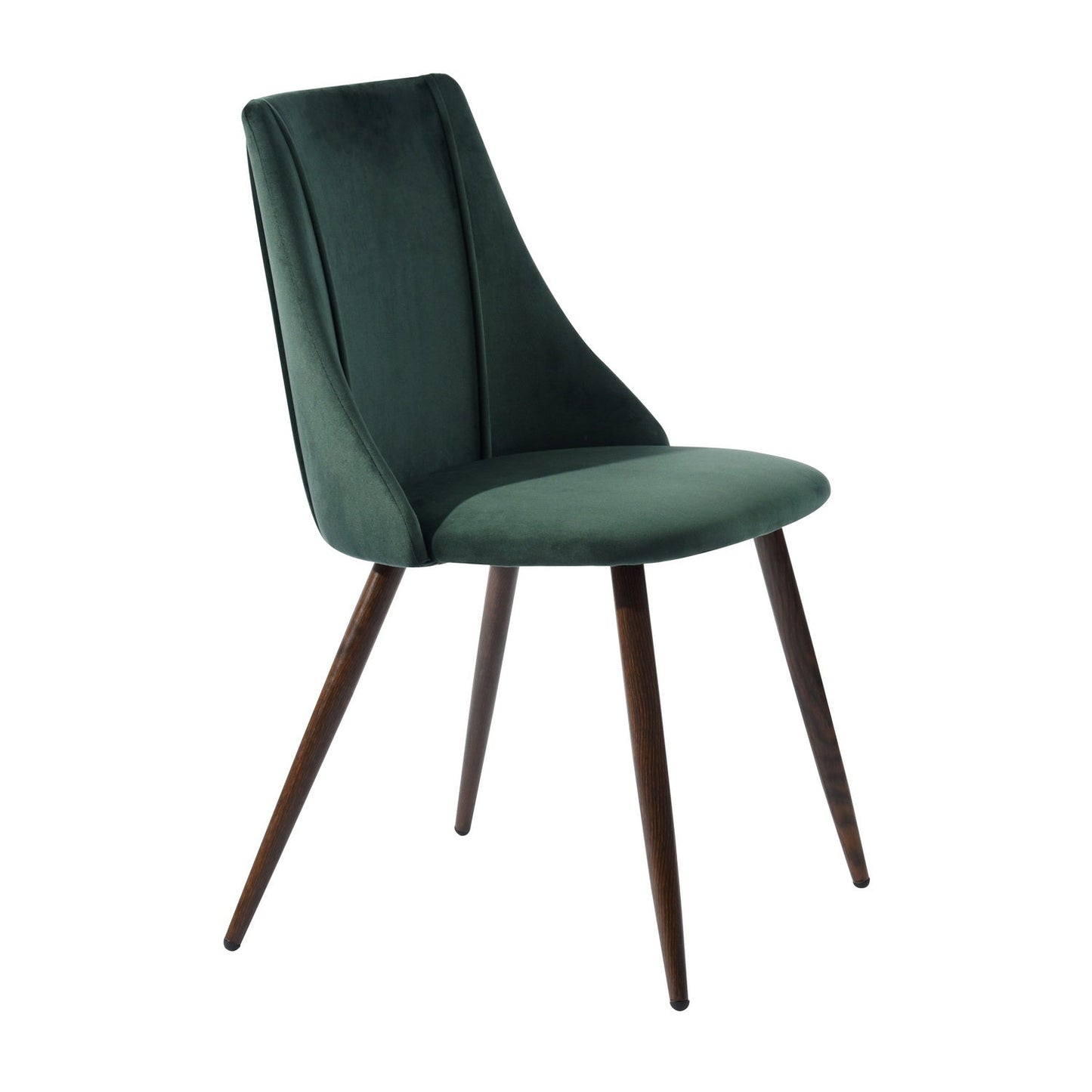 SMEG VELVET DARK GREEN WALNUT LEG NL 2PCS