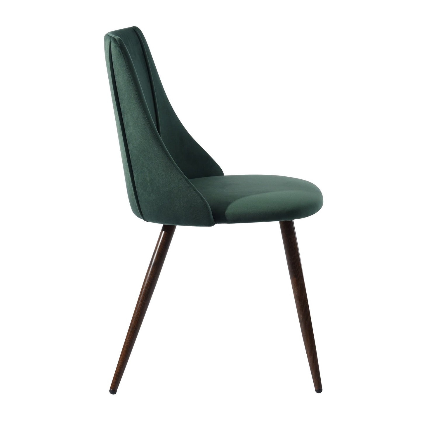 SMEG VELVET DARK GREEN WALNUT LEG NL 2PCS