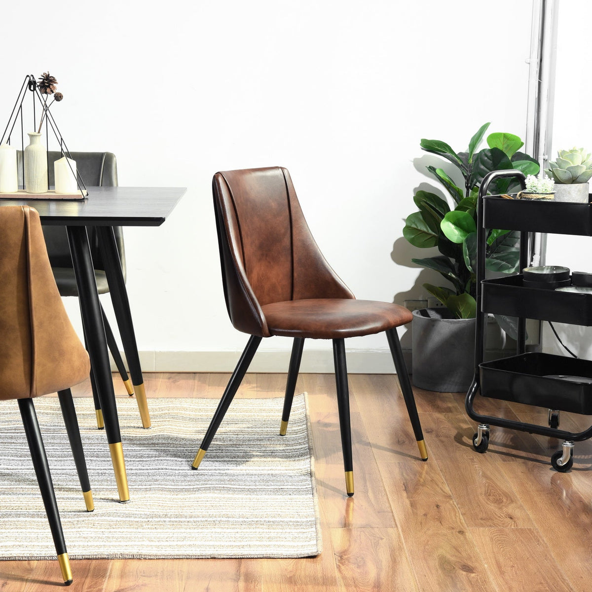 Smeg Faux Leather Dining Chair
