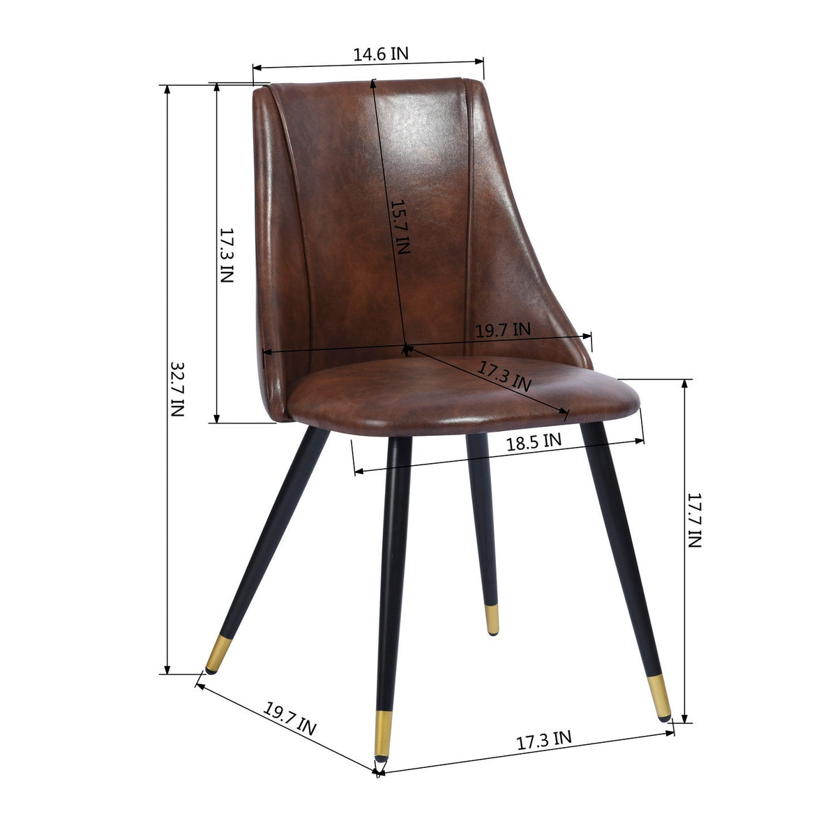Smeg Faux Leather Dining Chair