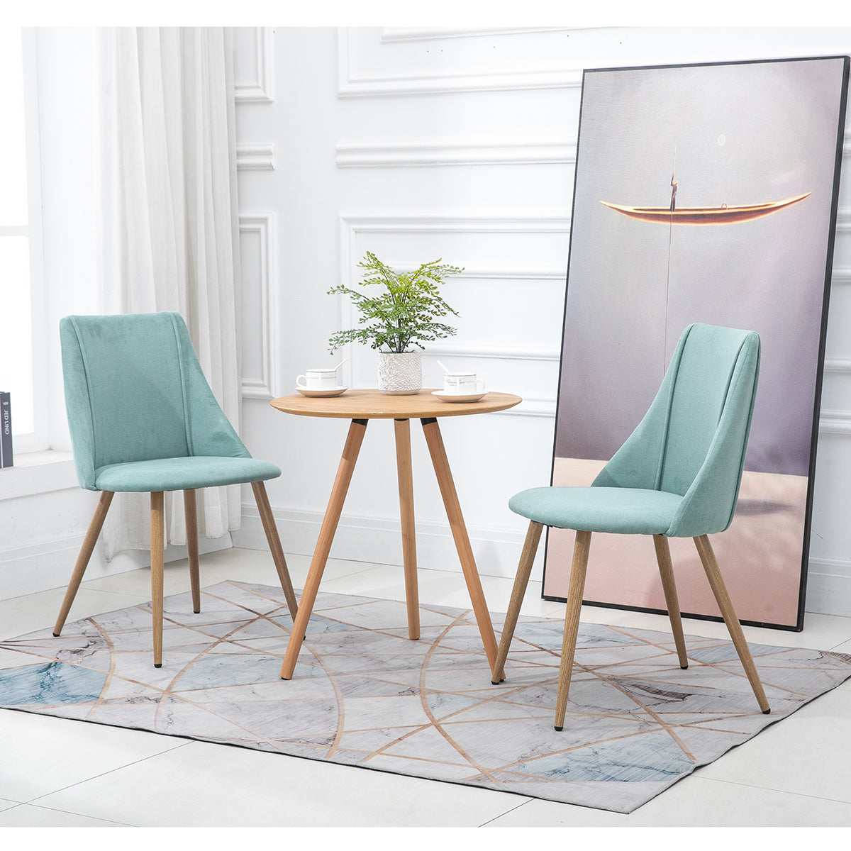 Smeg Oak Leg Dining Chair