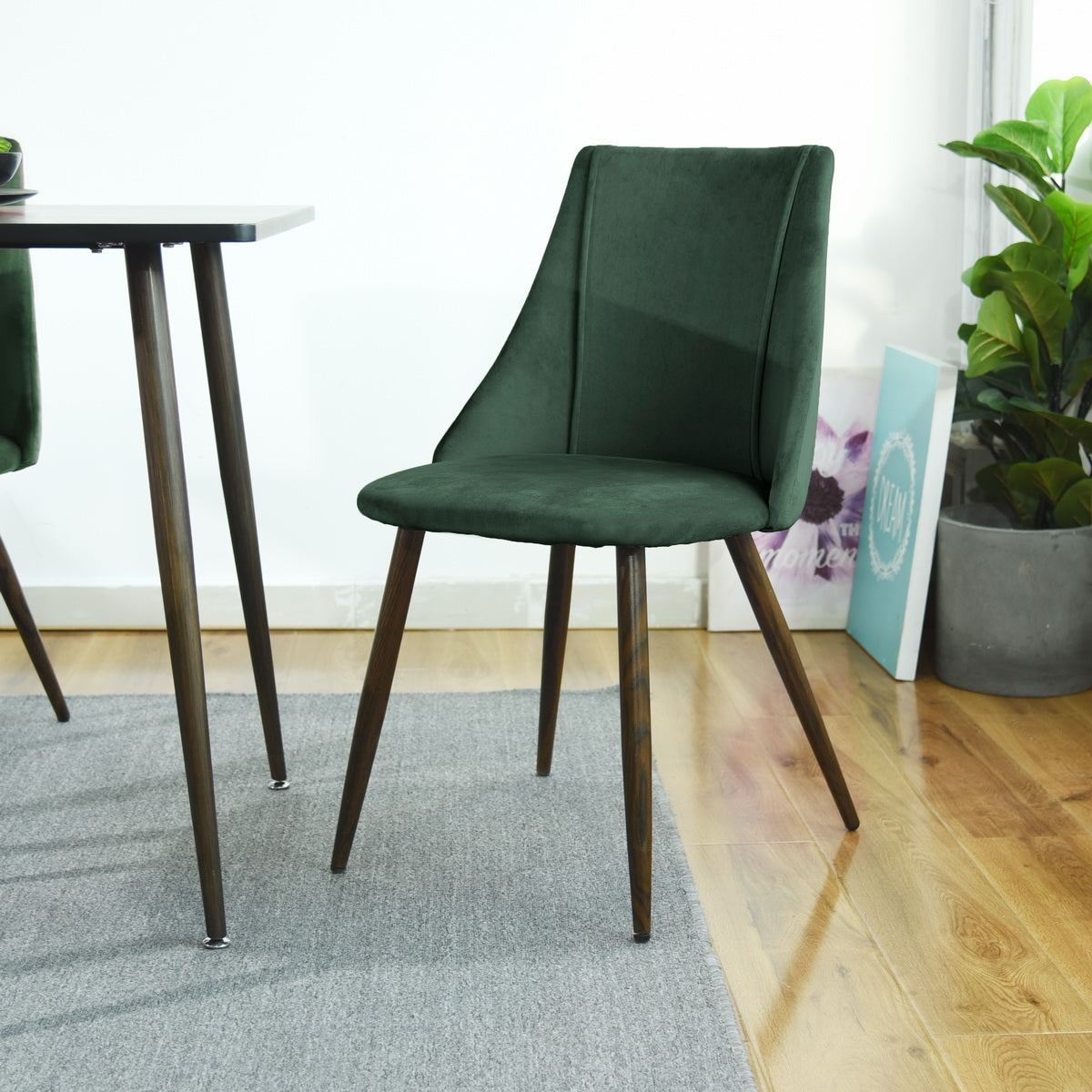 Smeg Velvet Dining Chair