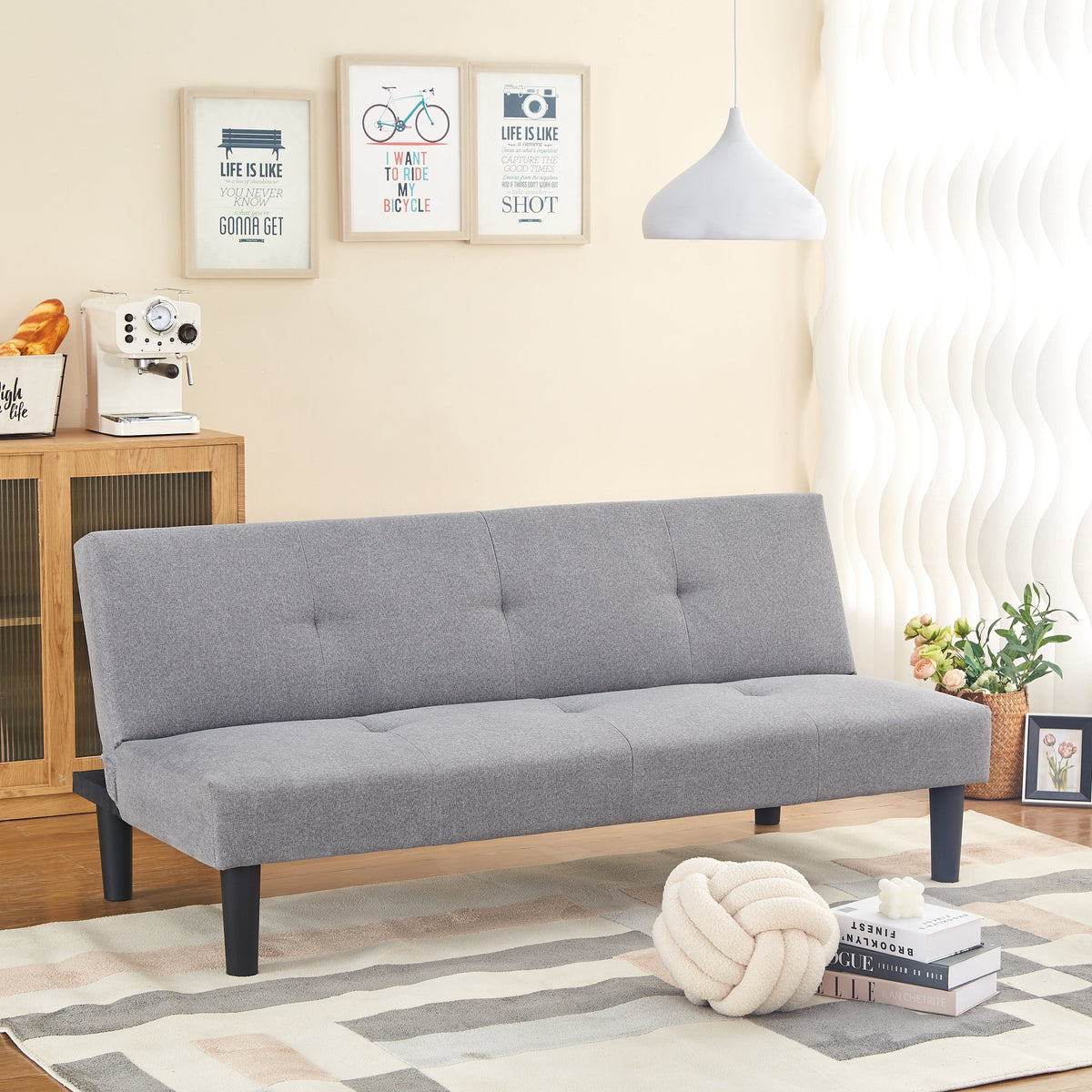 Sofale Grey Fellce Sofa Bed