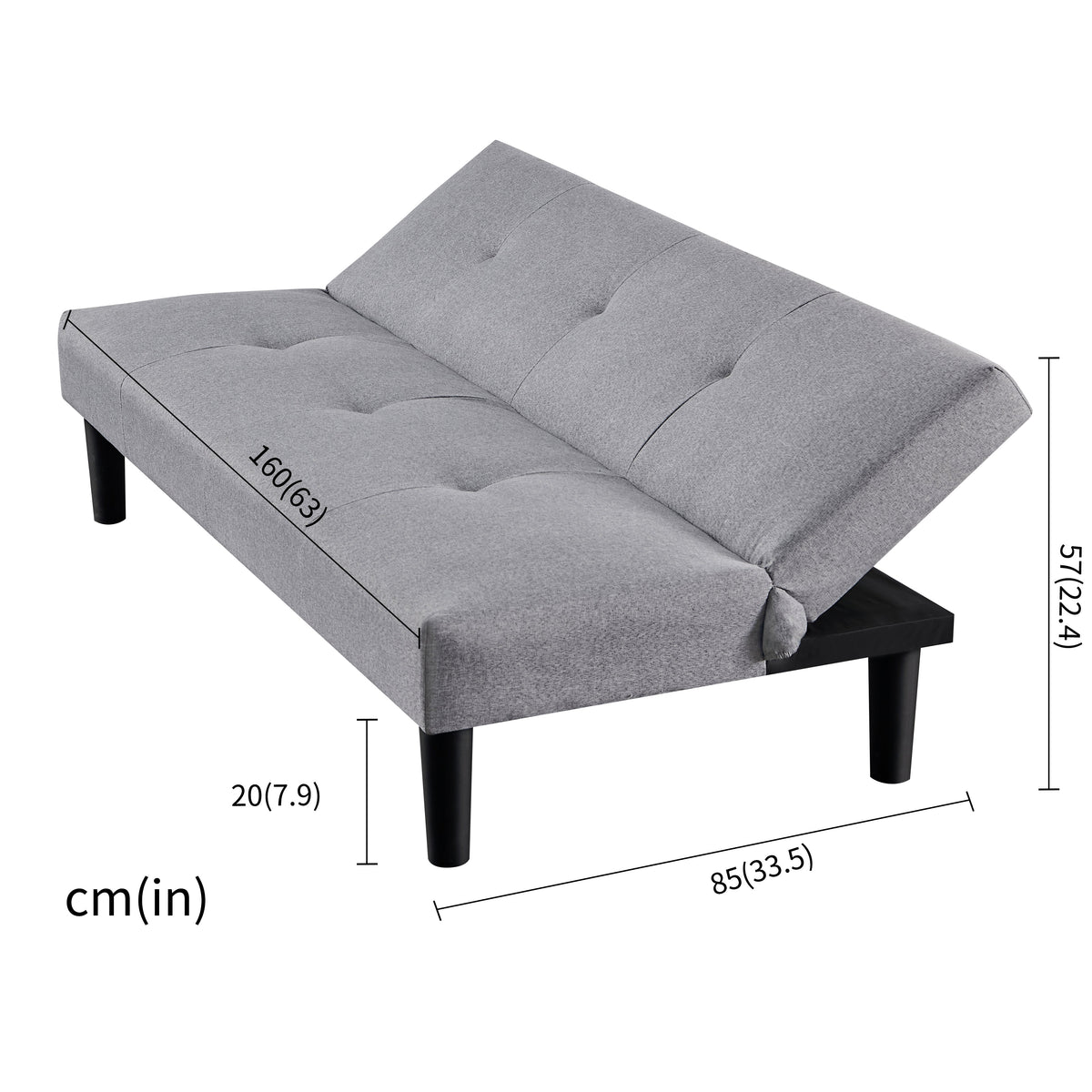 Sofale Grey Fellce Sofa Bed