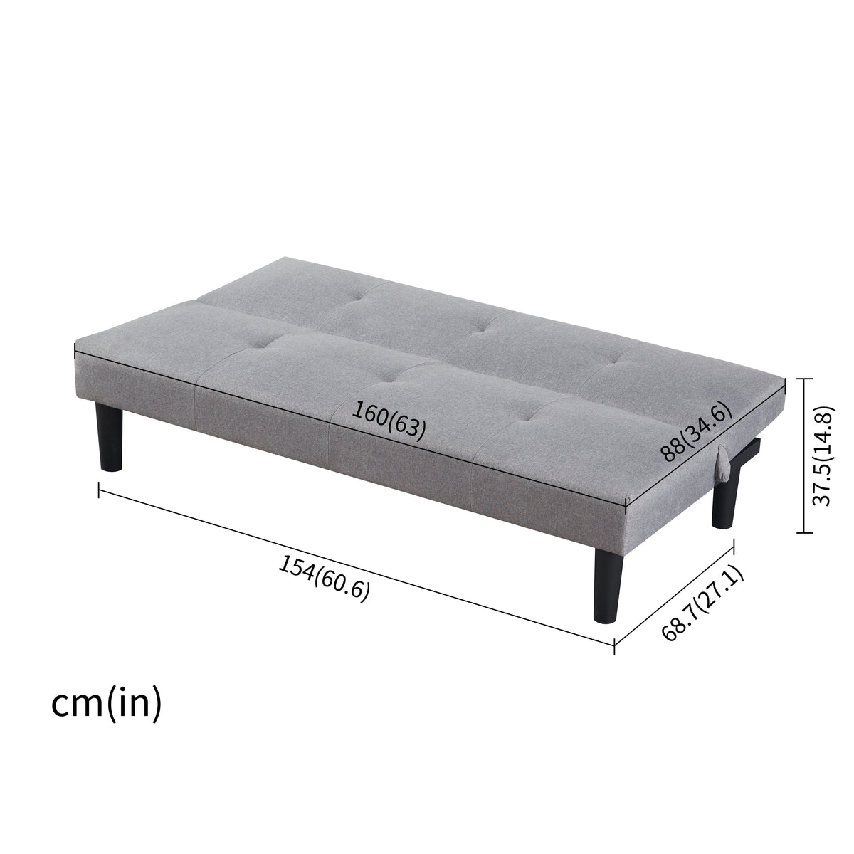 Sofale Grey Fellce Sofa Bed