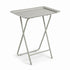 Modern Folding Table, Plastic & Steel - ST23014B-CLAY GREY