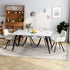Modern Swivel Dining Chair, Fabric Upholstery - CALIFORNIA KD BEIGE SWIVEL FR