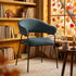 Modern Blue Upholstered Dining Chair - STARLING BLUE