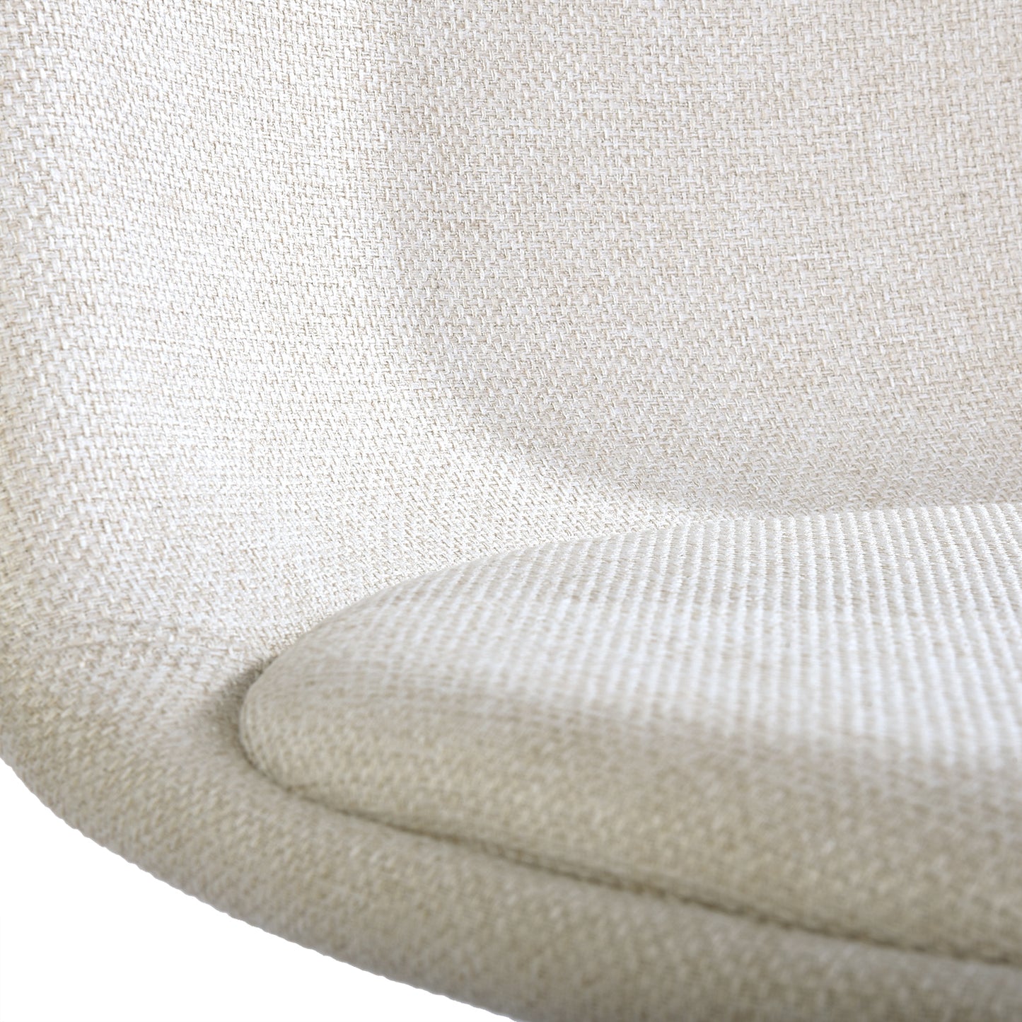 Modern Beige Fabric Dining Set - SUNFLOWER LUMOS 4PCS