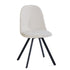 Modern Beige Fabric Dining Chair Set – SUNFLOWER LUMOS 4PCS