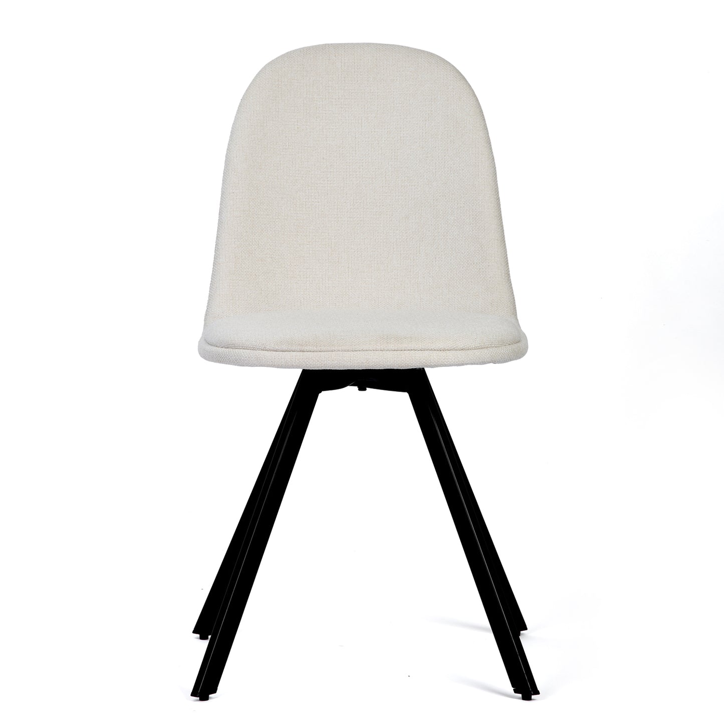 Modern Beige Fabric Dining Set - SUNFLOWER LUMOS 4PCS