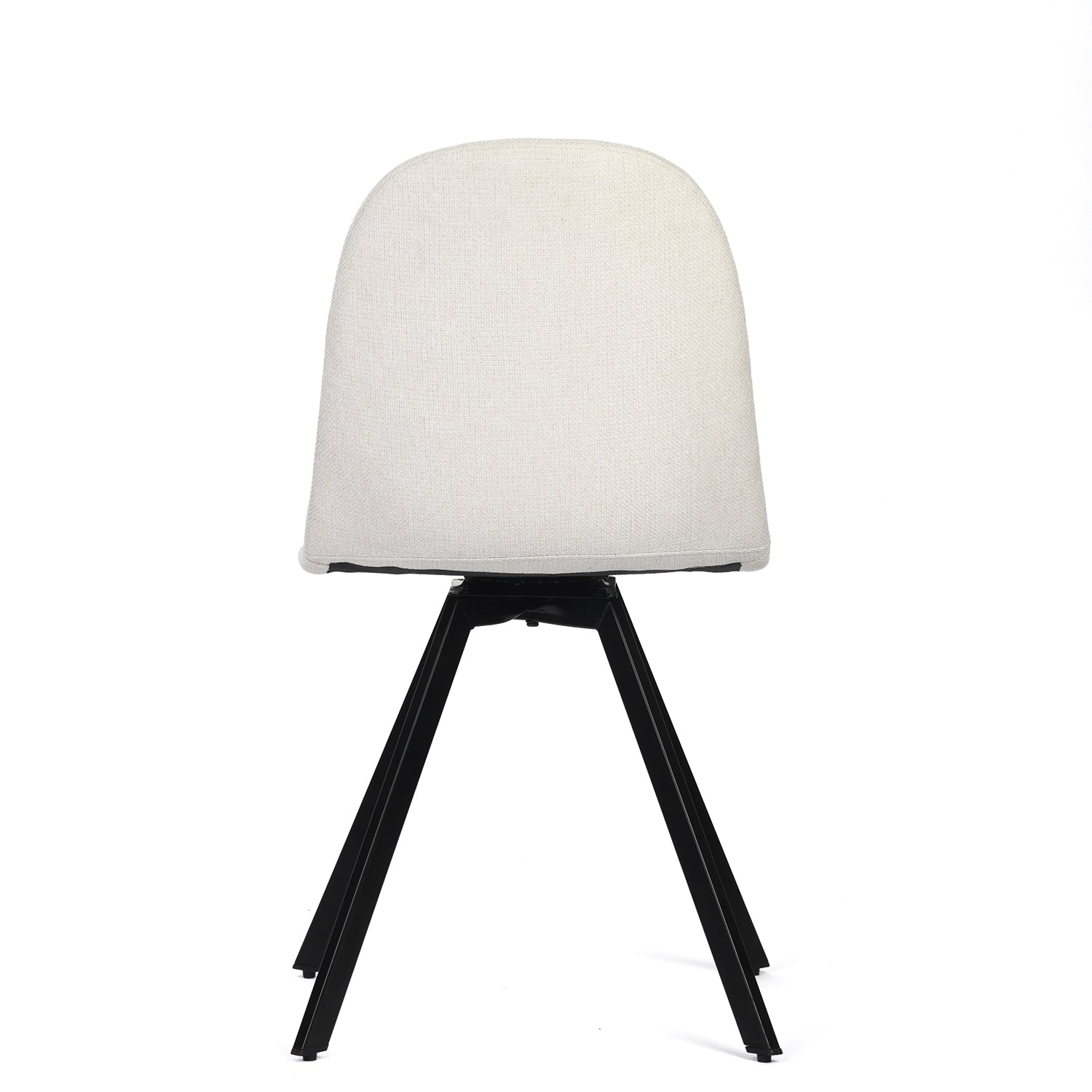 Modern Beige Fabric Dining Set - SUNFLOWER LUMOS 4PCS