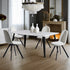 Modern Beige Fabric Dining Chair Set – SUNFLOWER LUMOS 4PCS