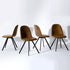 Modern Suede Dining Chair Set, Brown Upholstery - SUNFLOWER SUEDE BROWN 4PCS FRASERS