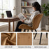 Modern Velvet Dining Chair, Steel Legs - SUNIL BROWN