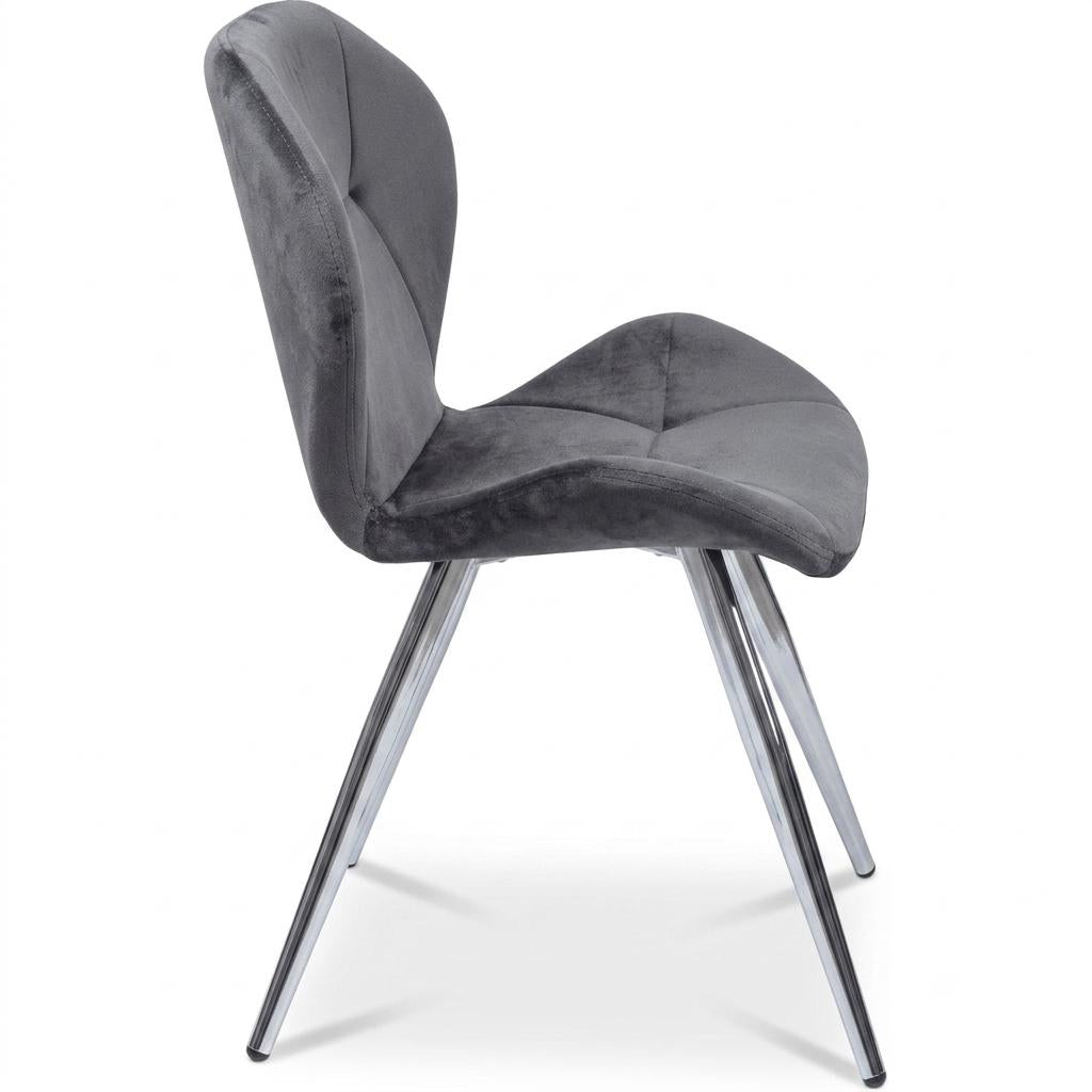 Modern Grey PU Dining Chair – SUNIL GREY