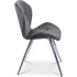 Modern Grey Velvet, Golden Chrome Legs - SUNIL GREY 2PCS