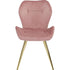 Modern Velvet Dining Chair Set, Golden Legs - SUNIL ROSE 2PCS