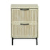 Decasualise Modern Minimalist Nightstand, MDF & Metal Frame - TAAL