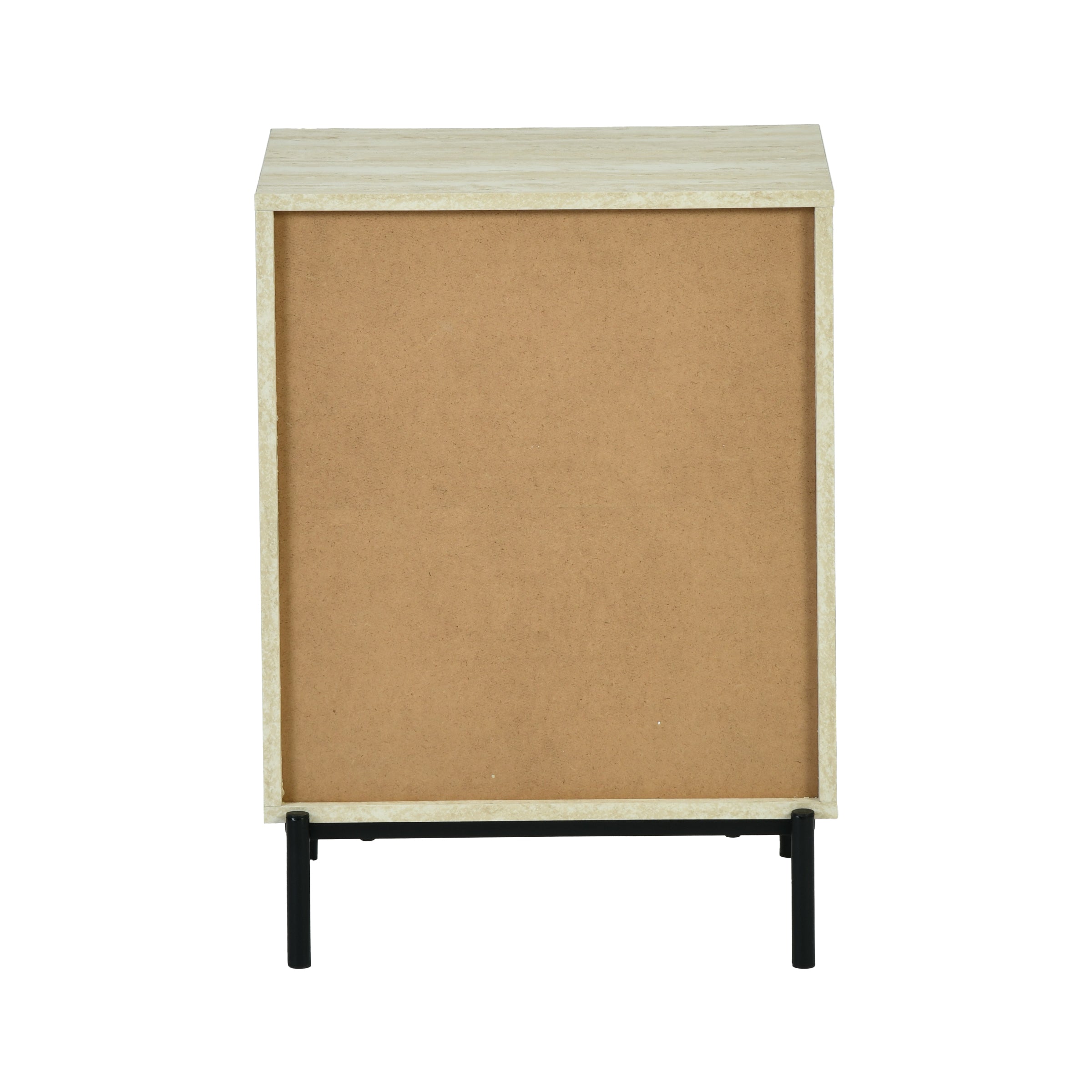 Decasualise Modern Minimalist Nightstand, MDF & Metal Frame - TAAL