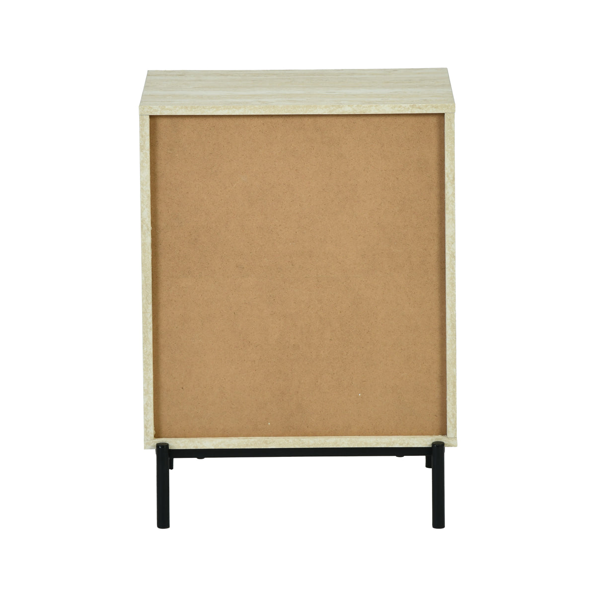 Decasualise Modern Minimalist Nightstand, MDF & Metal Frame - TAAL