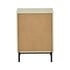 Decasualise Modern Minimalist Nightstand, MDF & Metal Frame - TAAL