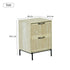Decasualise Modern Minimalist Nightstand, MDF & Metal Frame - TAAL