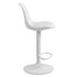 Modern Adjustable PU Bar Stool - TEBAR WHITE