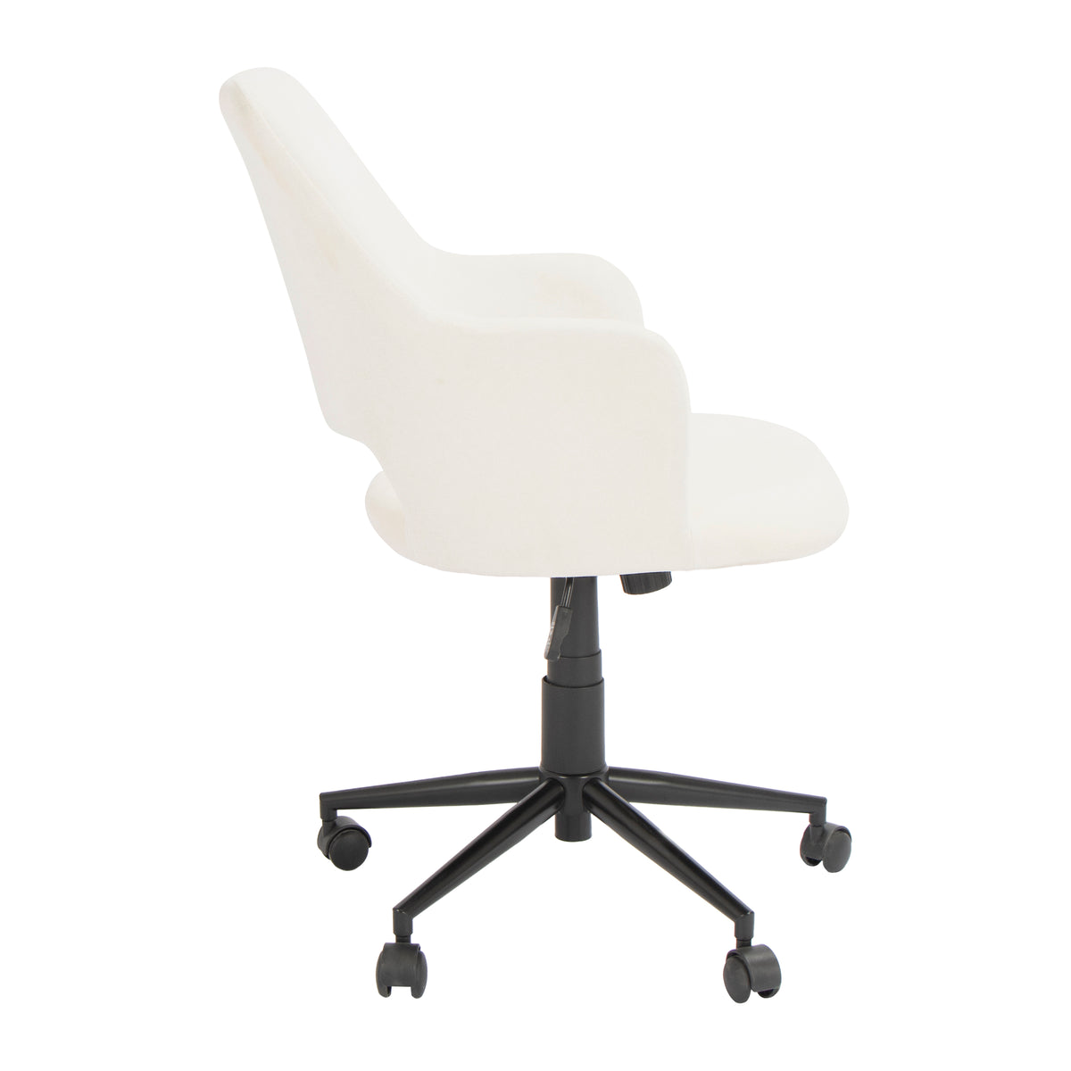 Modern Ergonomic Fabric Office Chair - TEMA BEIGE