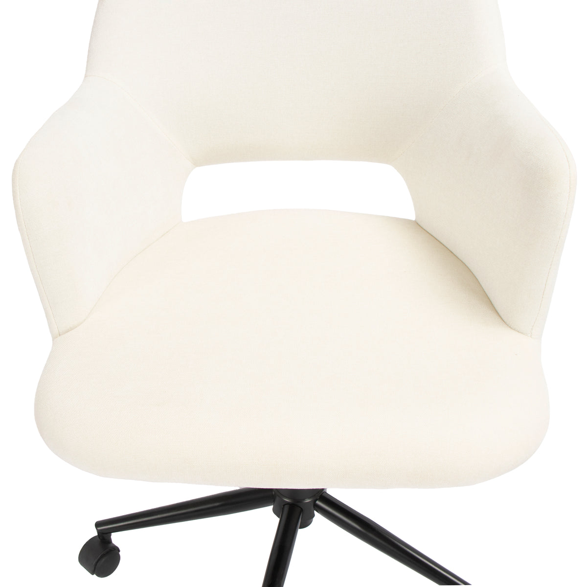 Modern Ergonomic Fabric Office Chair - TEMA BEIGE
