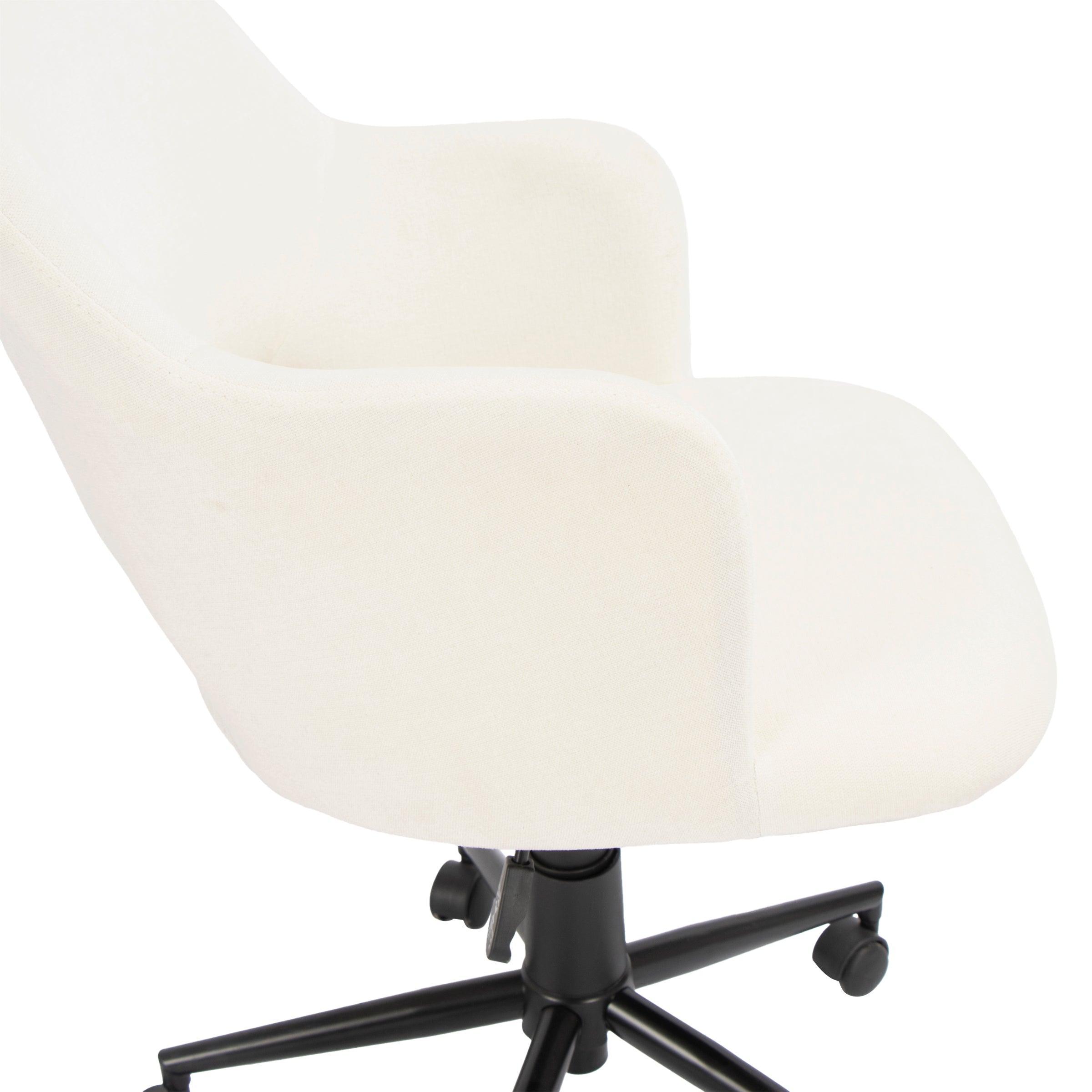 Modern Ergonomic Fabric Office Chair - TEMA BEIGE
